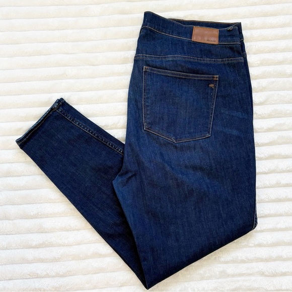 MADEWELL Jeans High Rise Skinny Dark Wash Size 34 - Picture 2 of 15
